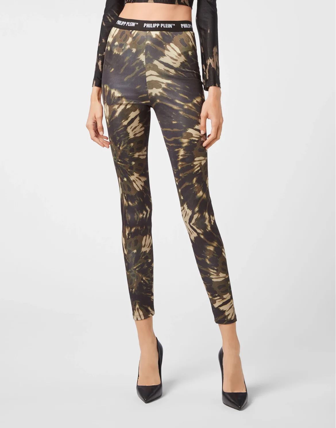 Leggings Tie dye, цвет: Камуфляж
