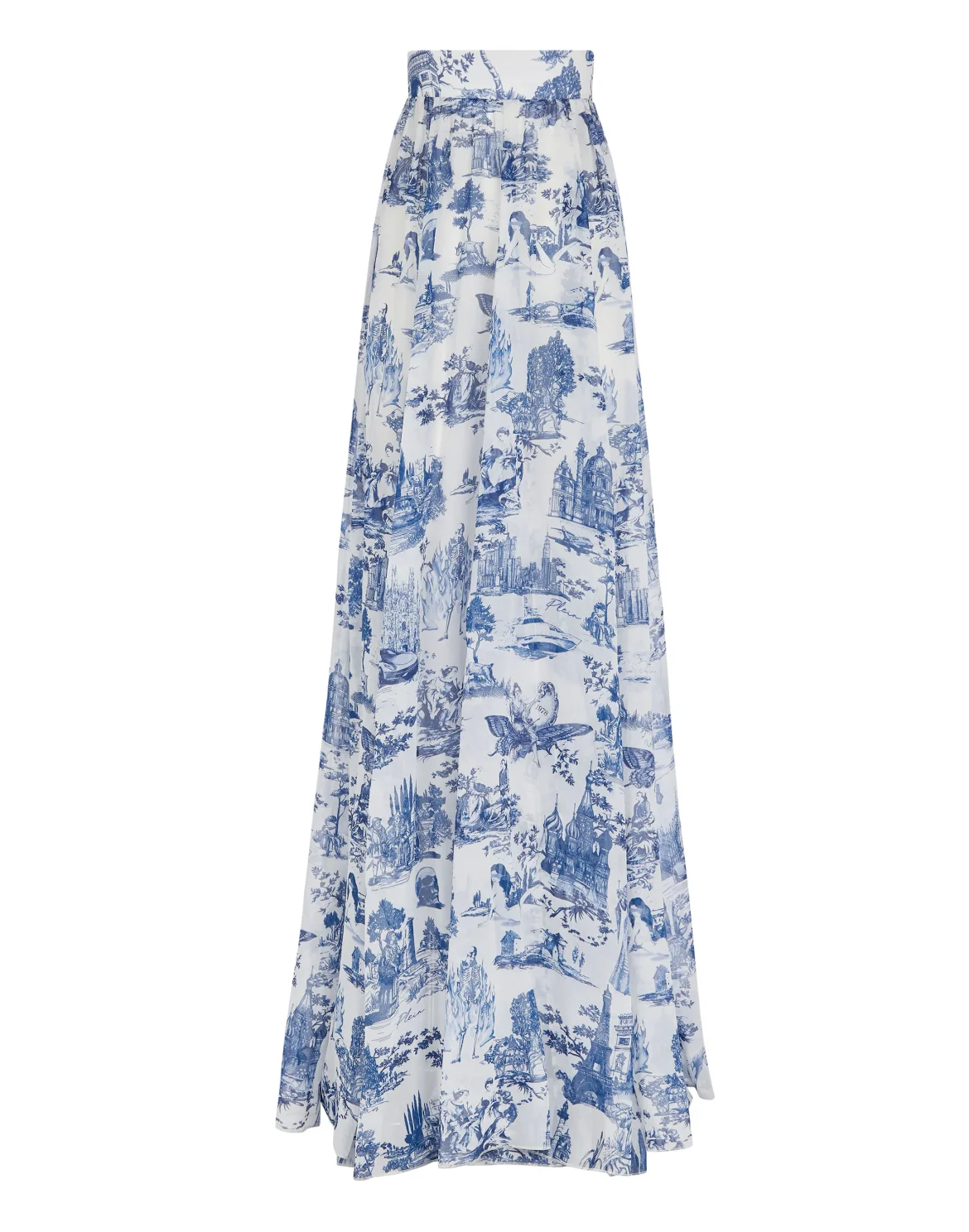 Georgette Long Skirt En PLEIN air, цвет: Белый