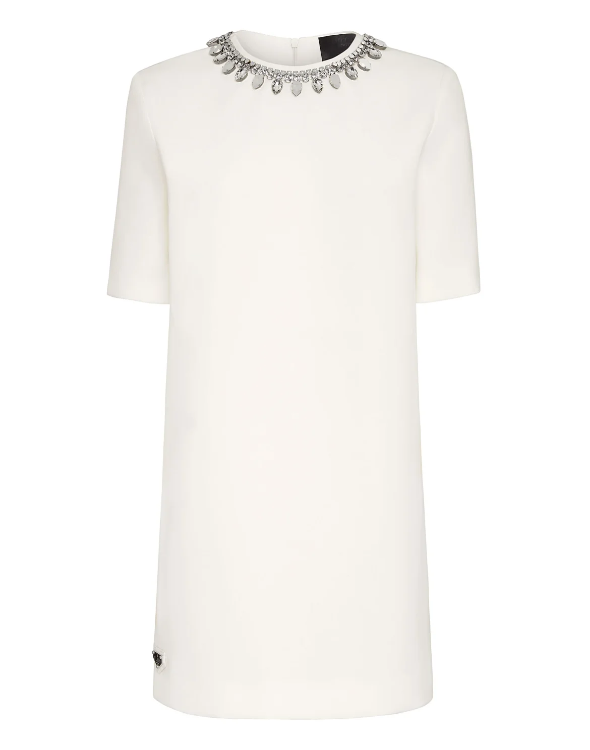 Cady T-shirt Dresses Crystal Chain, цвет: Бежевый
