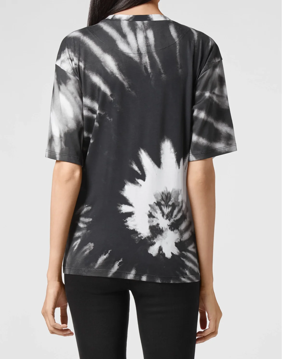 T-shirt Round Neck SS Tie dye, цвет: Белый