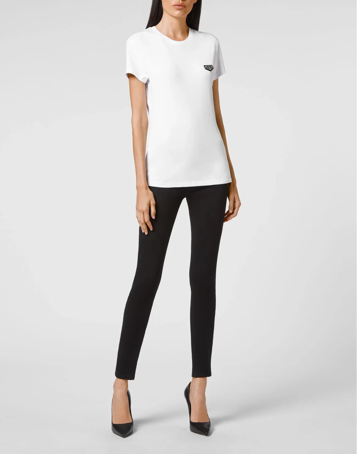 T-shirt Round Neck SS Iconic Plein, цвет: Белый