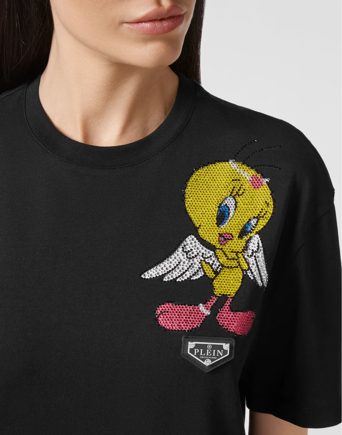T-shirt Round Neck SS Looney Tunes, цвет: Черный