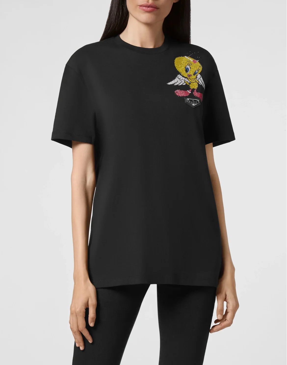 T-shirt Round Neck SS Looney Tunes, цвет: Черный
