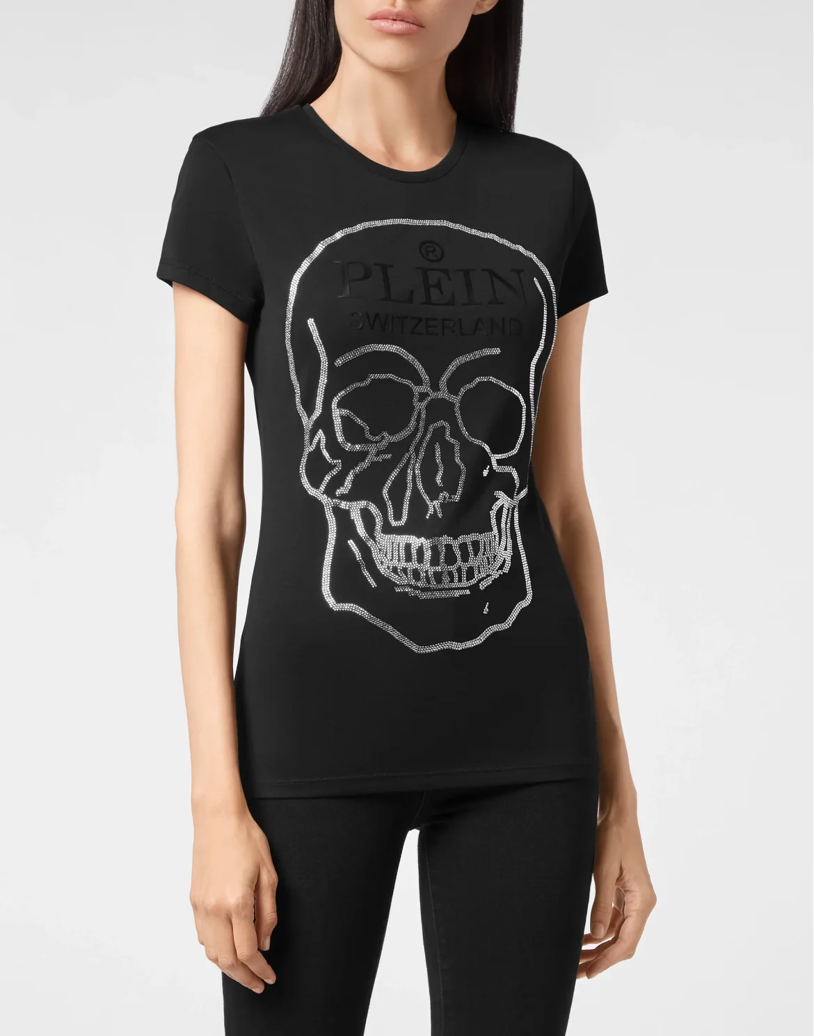 T-shirt Round Neck SS Crystal Skull, цвет: Черный