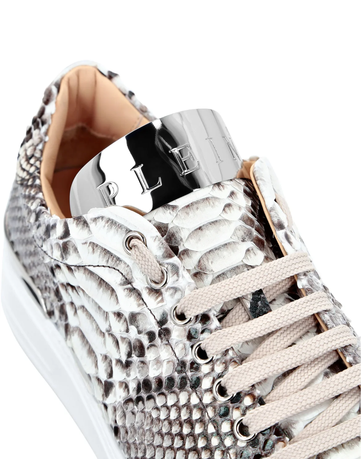 LO-TOP SNEAKERS SILVER $URFER PYTHON, цвет: Мультиколор