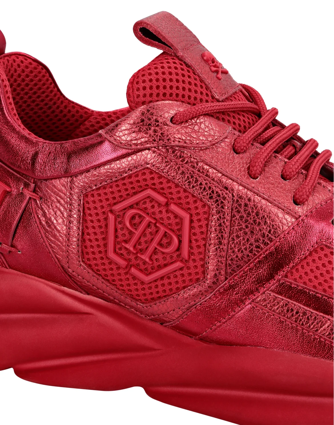 Runner mix materials Plein Hurricane, цвет: Красный