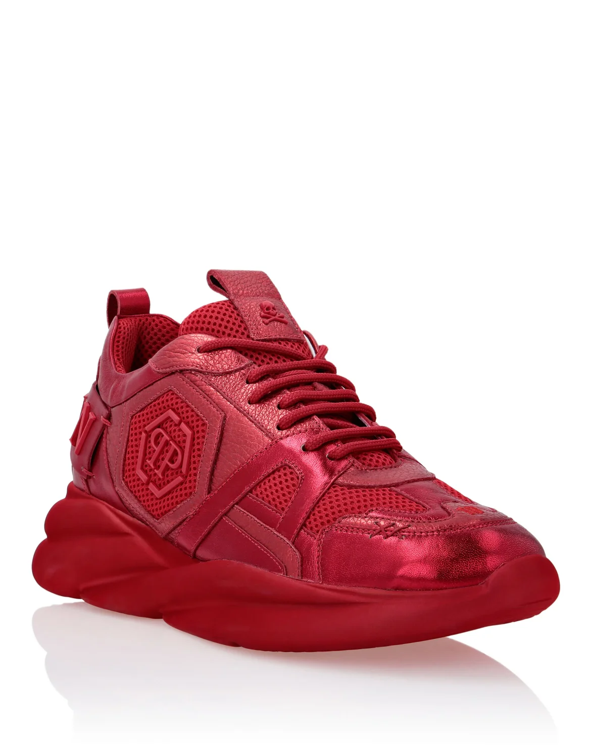Runner mix materials Plein Hurricane, цвет: Красный