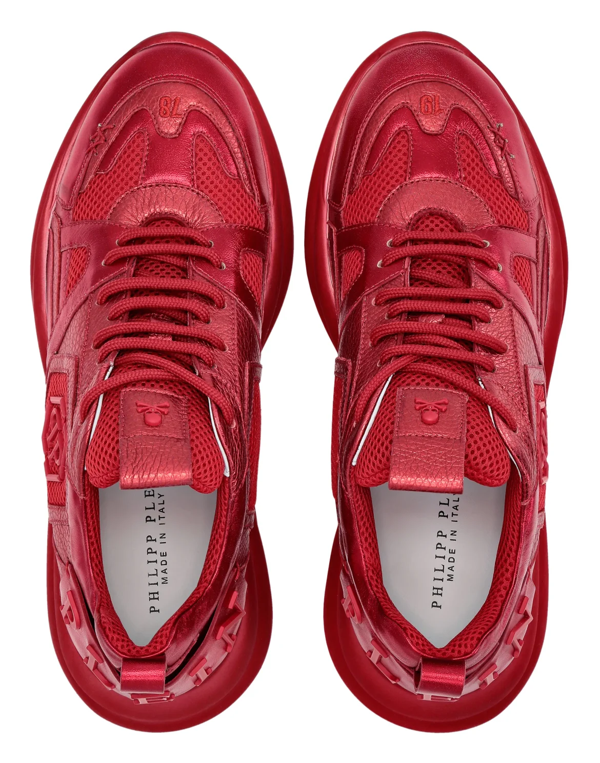 Runner mix materials Plein Hurricane, цвет: Красный