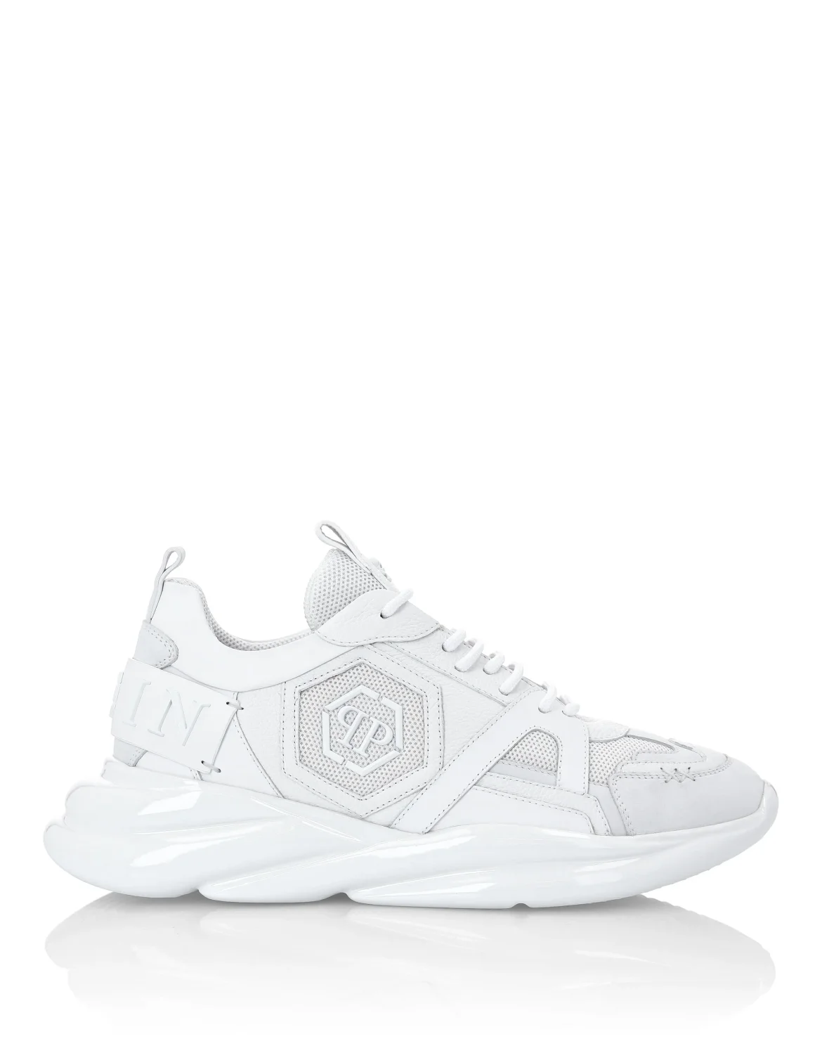 Runner mix materials Plein Hurricane, цвет: Белый