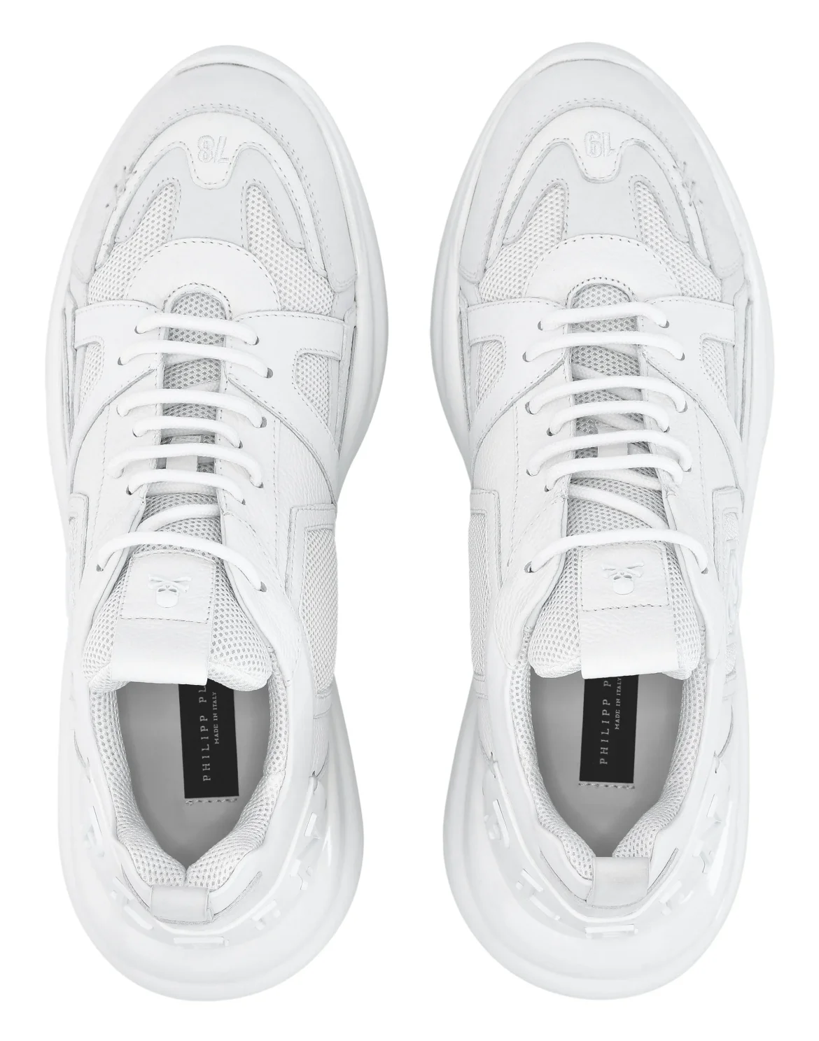 Runner mix materials Plein Hurricane, цвет: Белый