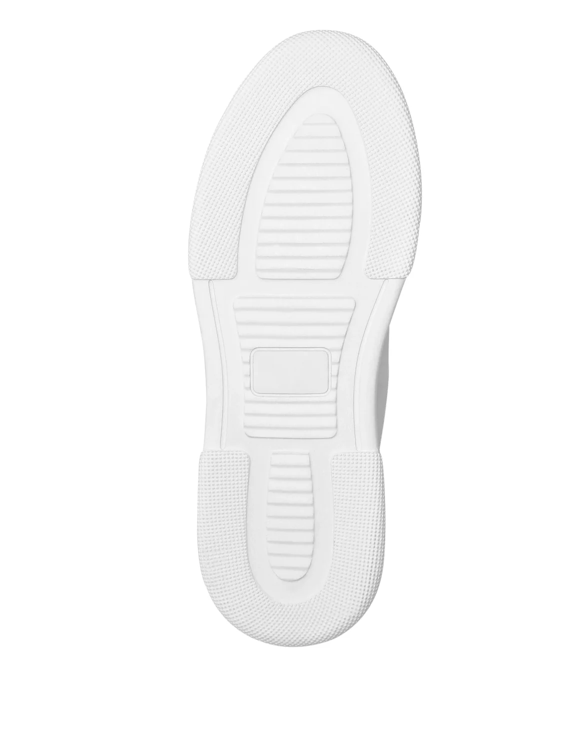 Rubber Leather Lo-Top Sneakers The $kull TM, цвет: Белый