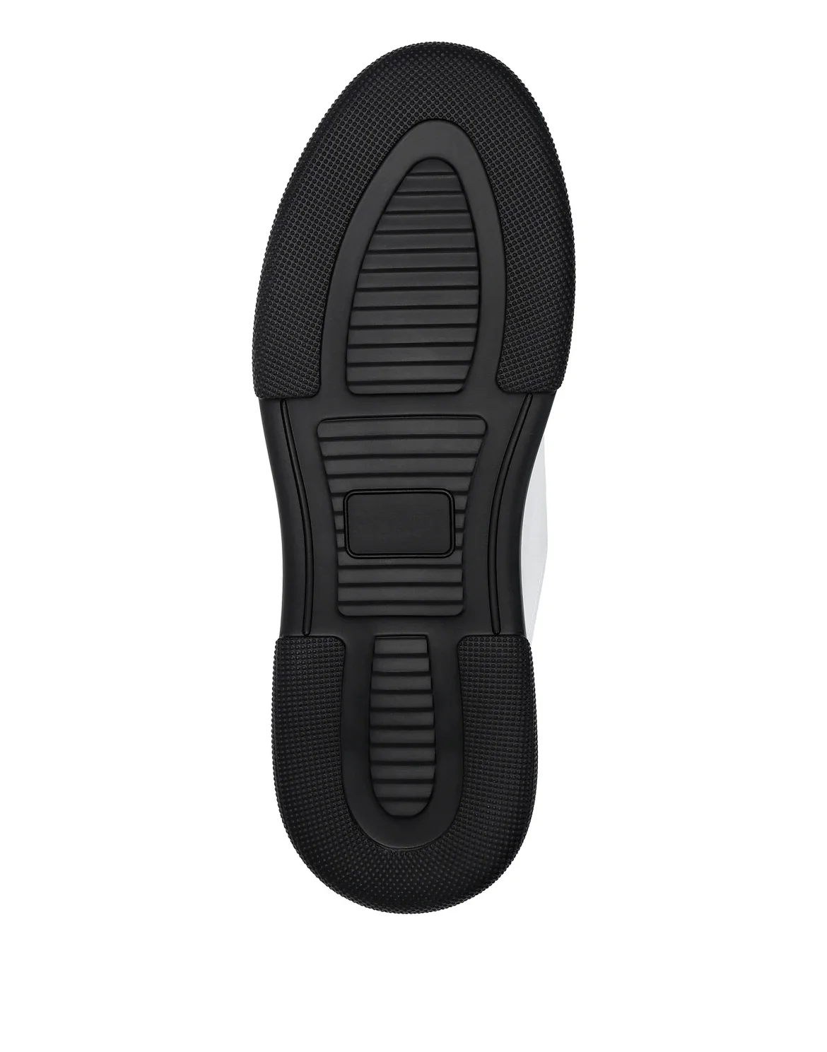 Rubber Leather Lo-Top Sneakers The $kull TM, цвет: Белый