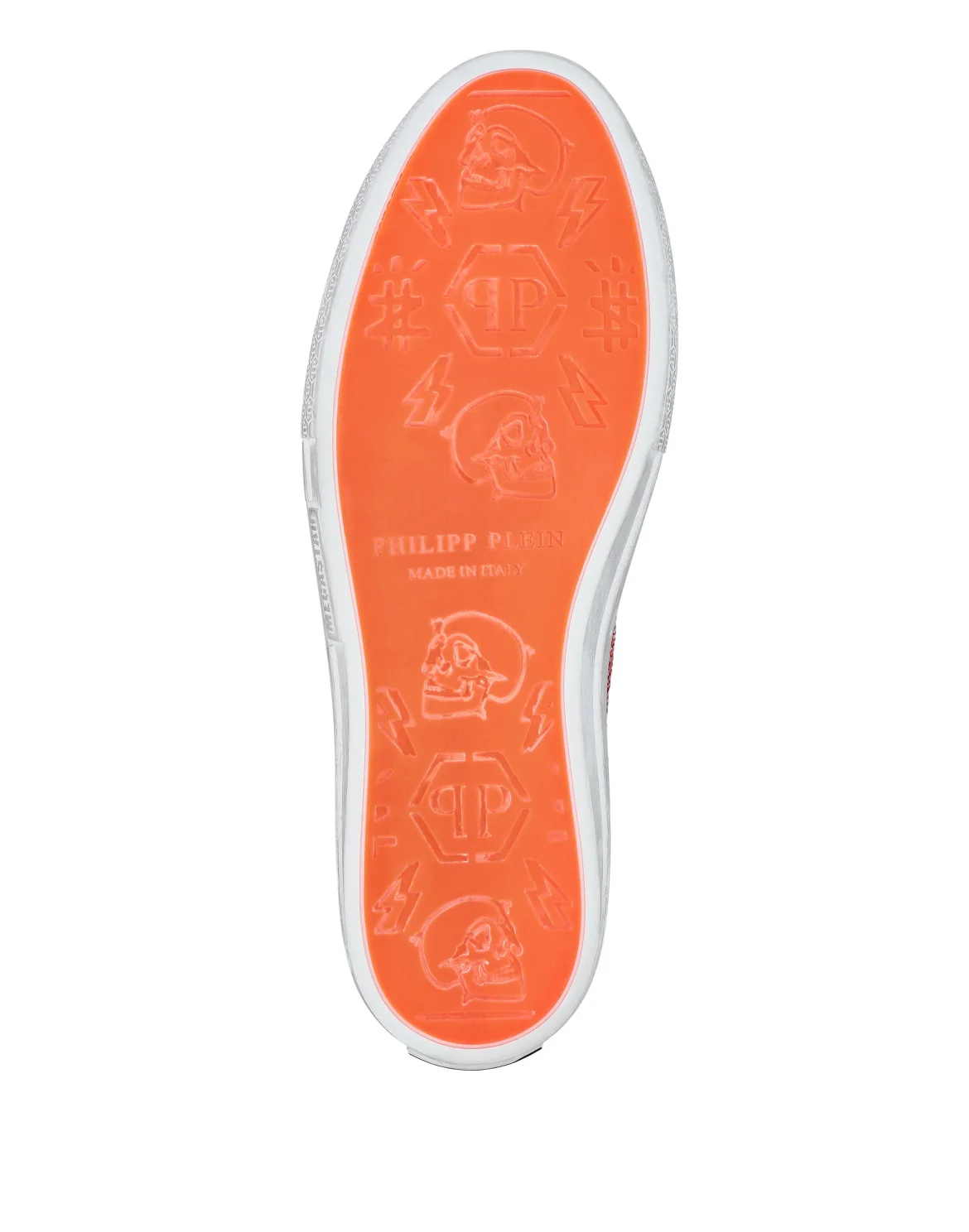 Hi-Top Sneakers Flames Megastar, цвет: Белый