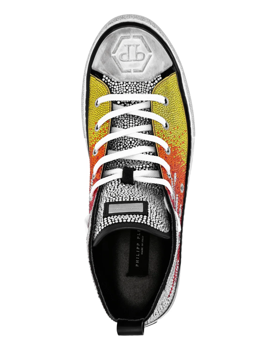Hi-Top Sneakers Flames Megastar, цвет: Белый