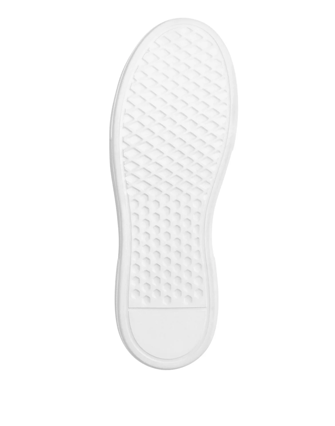 Leather Lo-Top Sneakers Hexagon, цвет: Белый