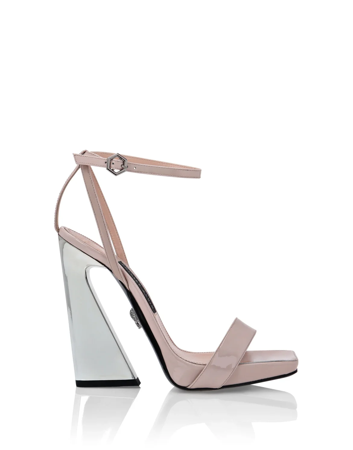 Leather Sandals High Heels, цвет: Розовый