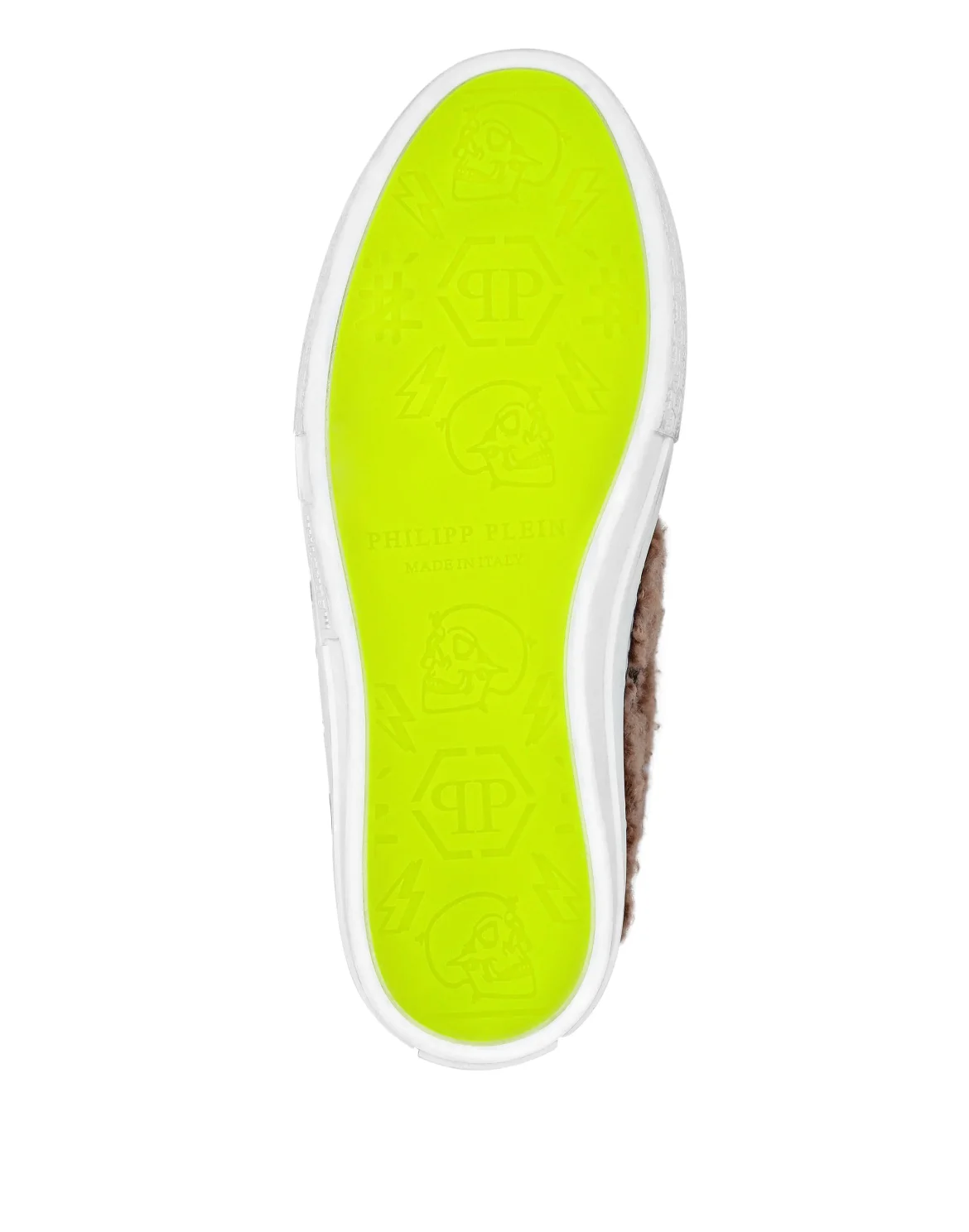 Hi-Top Sneakers Embroidery Monogram Megastar, цвет: Бежевый