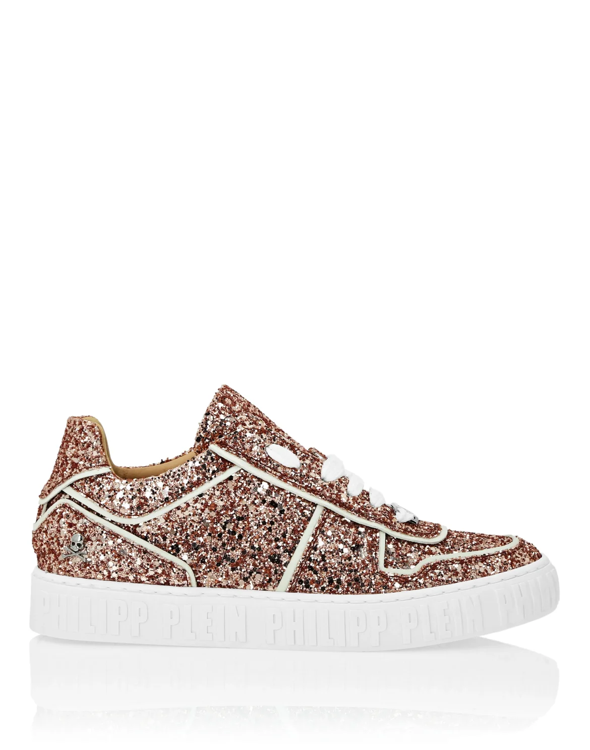 Lo-Top Sneakers Glitter King Power, цвет: Коричневый