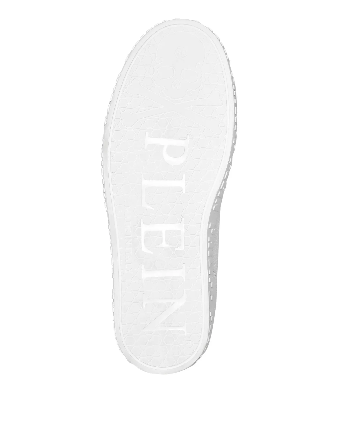 Leather Lo-Top Sneakers Brooches King Power, цвет: Белый
