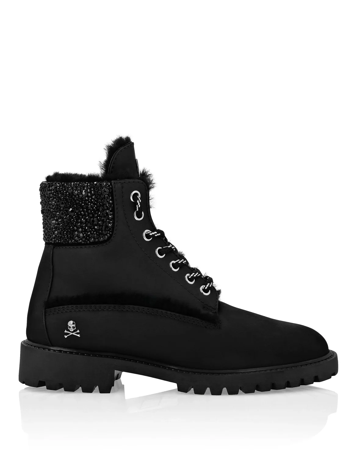 Nabuk Boots  with shearling inside Stones, цвет: Черный