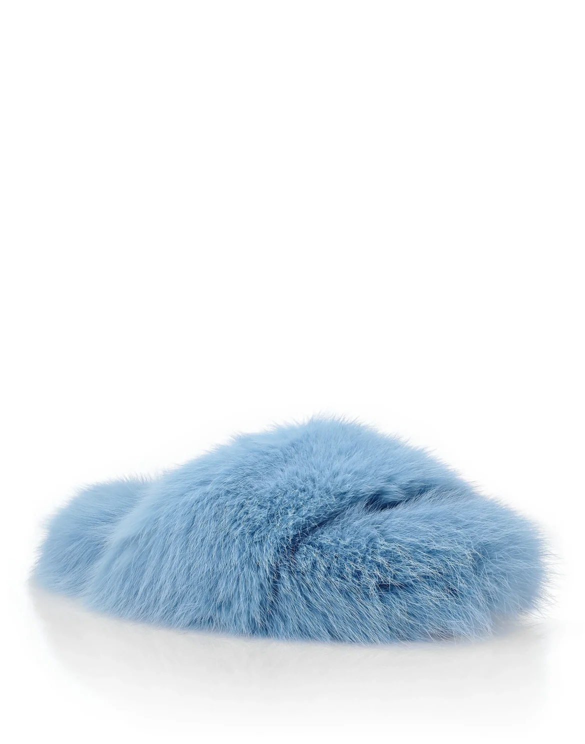 Fur Slipper  Luxury, цвет: Голубой