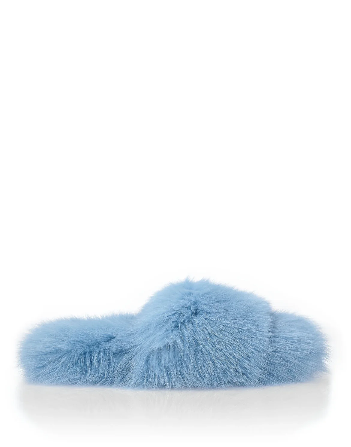 Fur Slipper  Luxury, цвет: Голубой