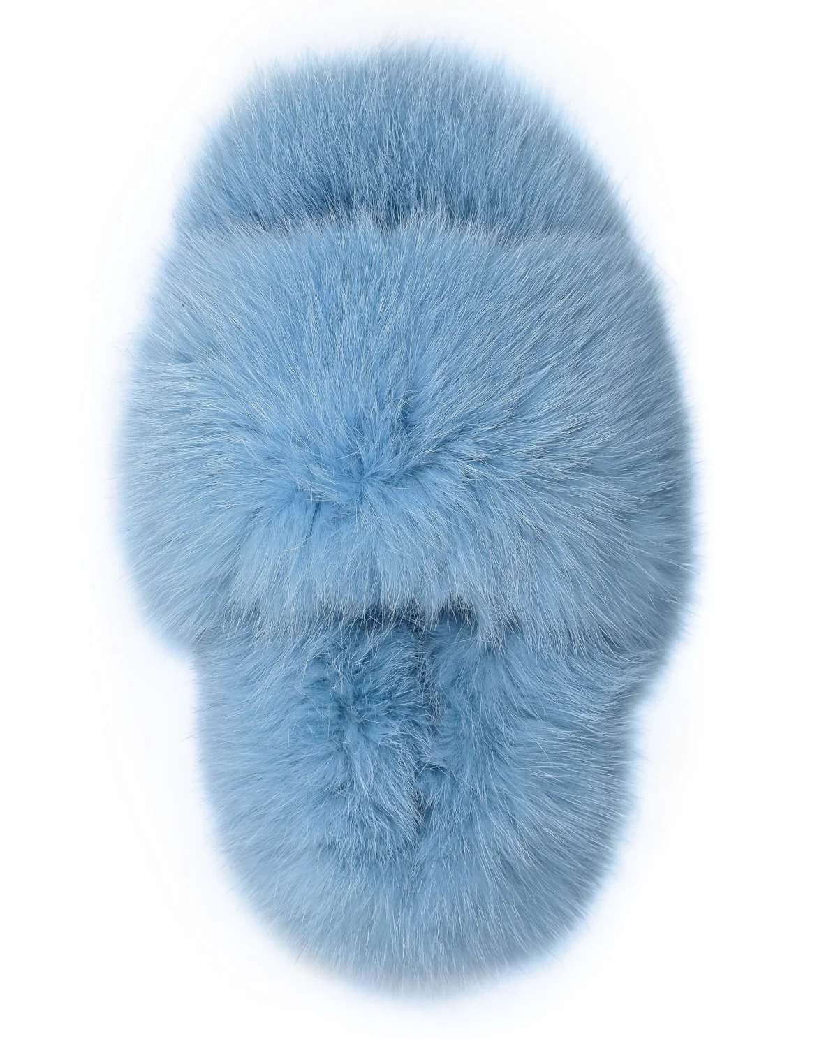 Fur Slipper  Luxury, цвет: Голубой