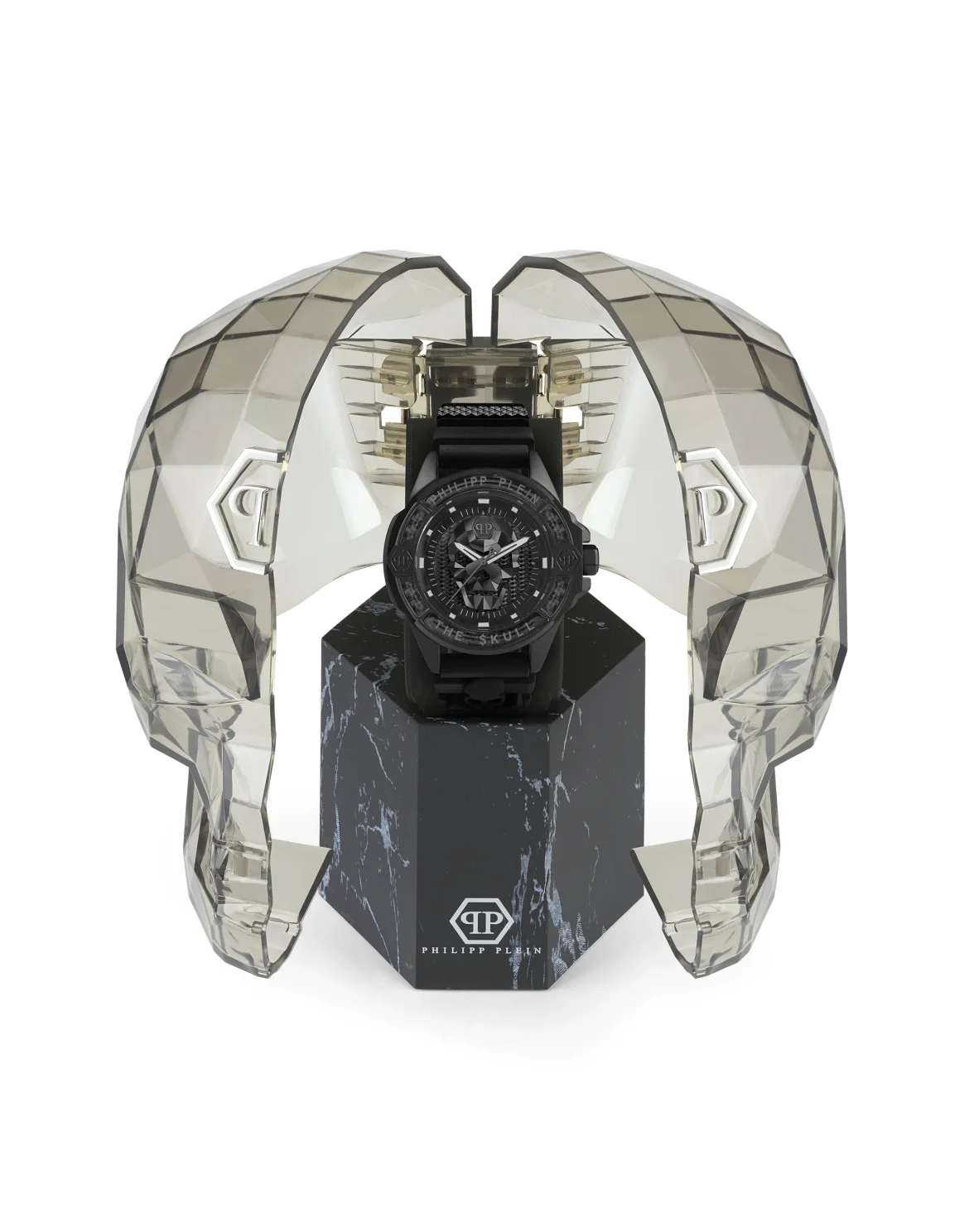 THE $KULL CARBON FIBER WATCH, цвет: Черный