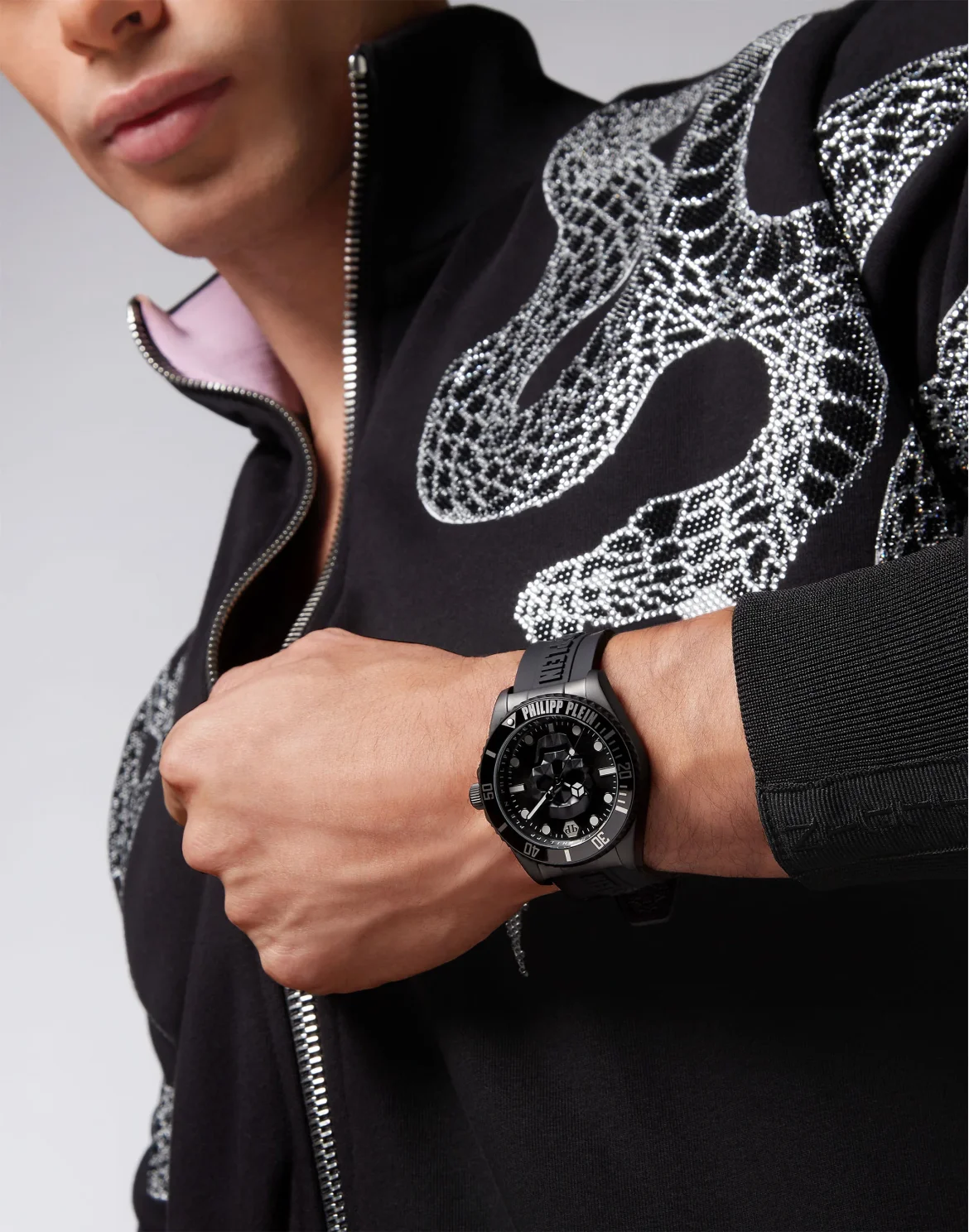 SKULL DIVER watch, цвет: Черный