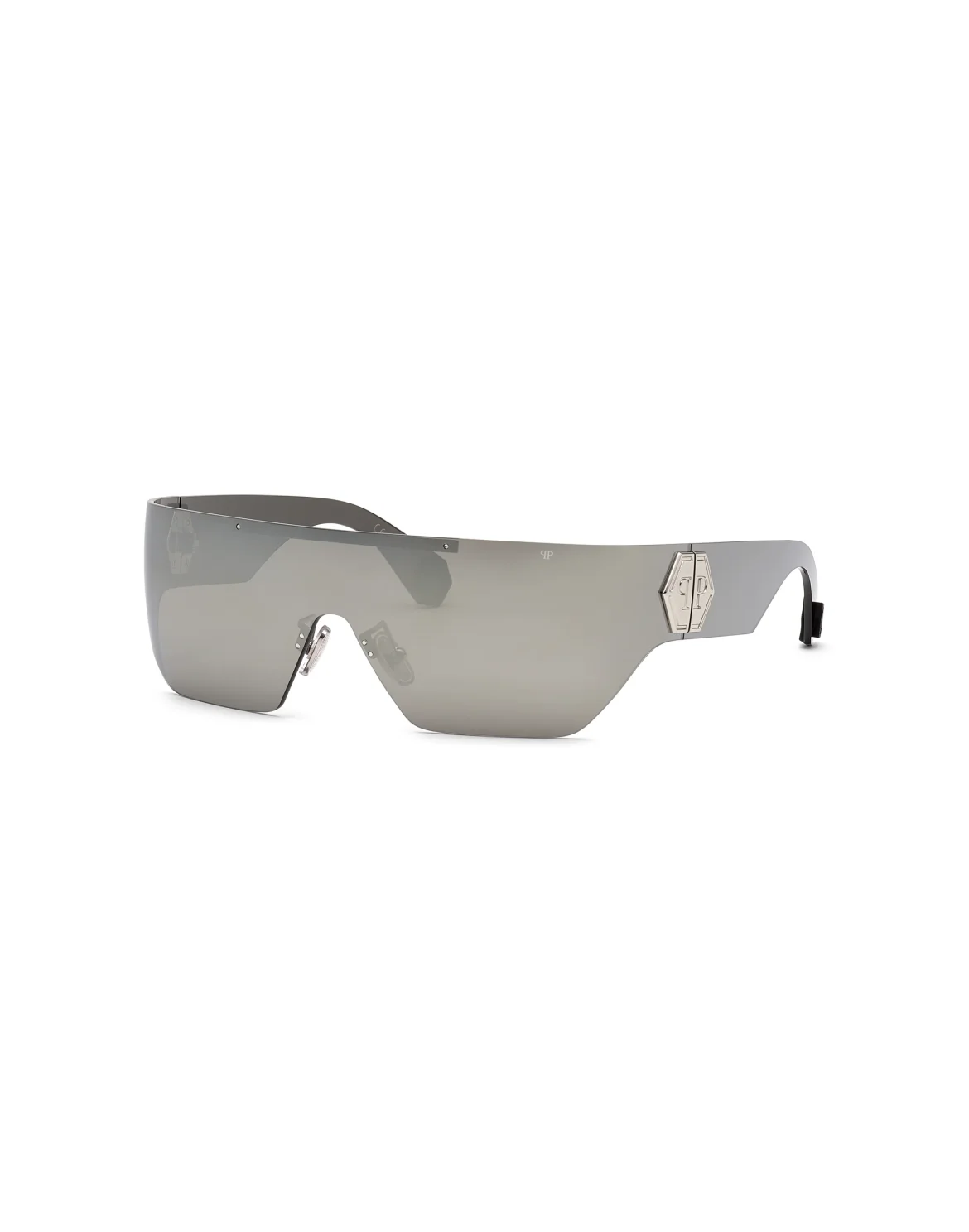 Sunglasses Shield Plein Hero Hexagon, цвет: Золотой