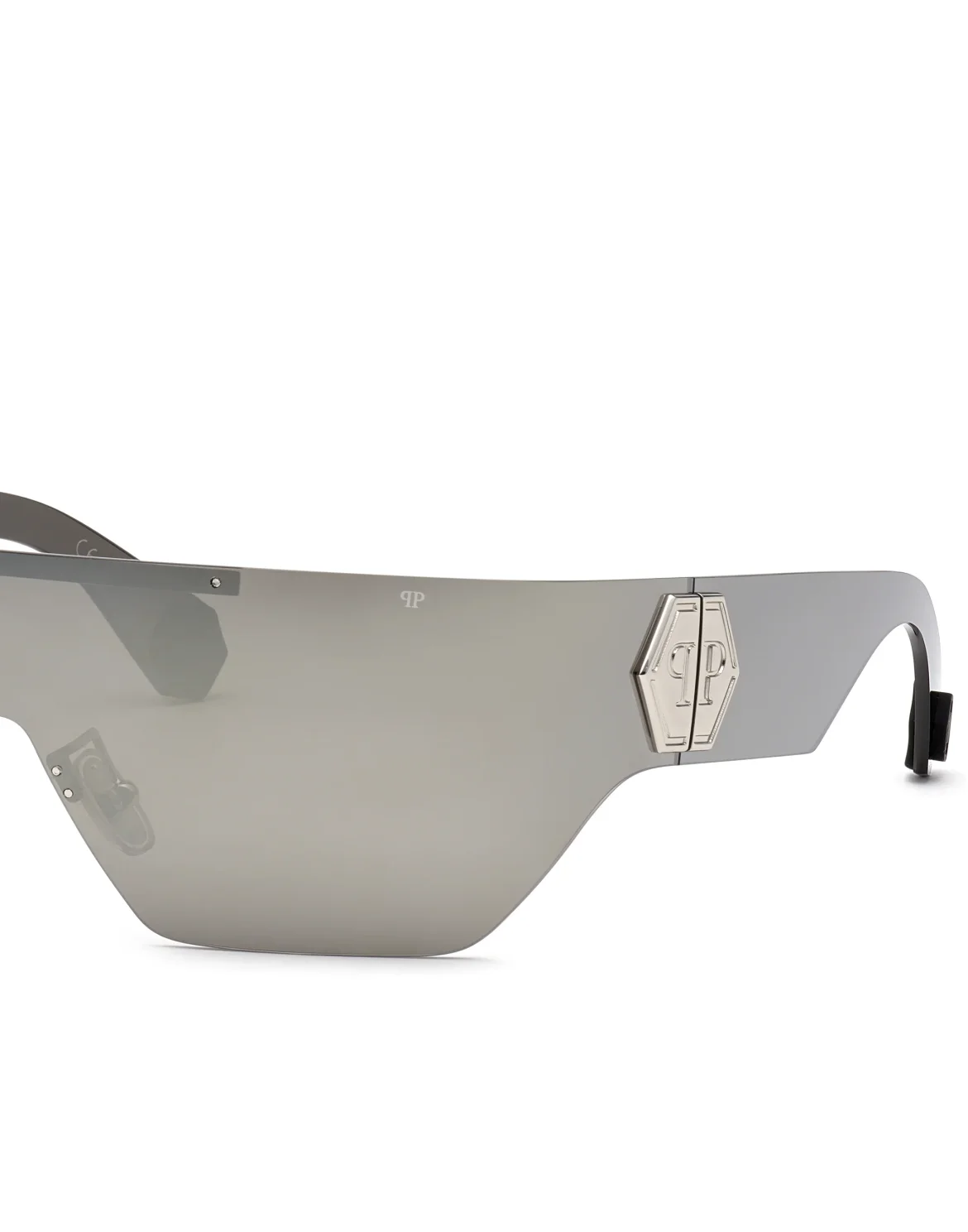 Sunglasses Shield Plein Hero Hexagon, цвет: Золотой