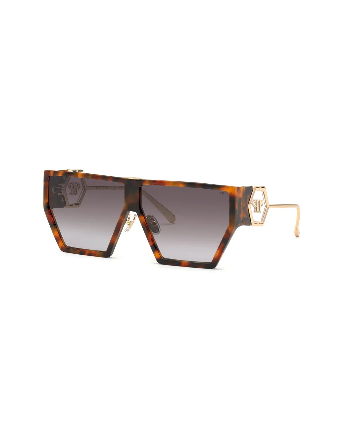 Sunglasses Shield Space Rock Plein Hexagon, цвет: Мультиколор