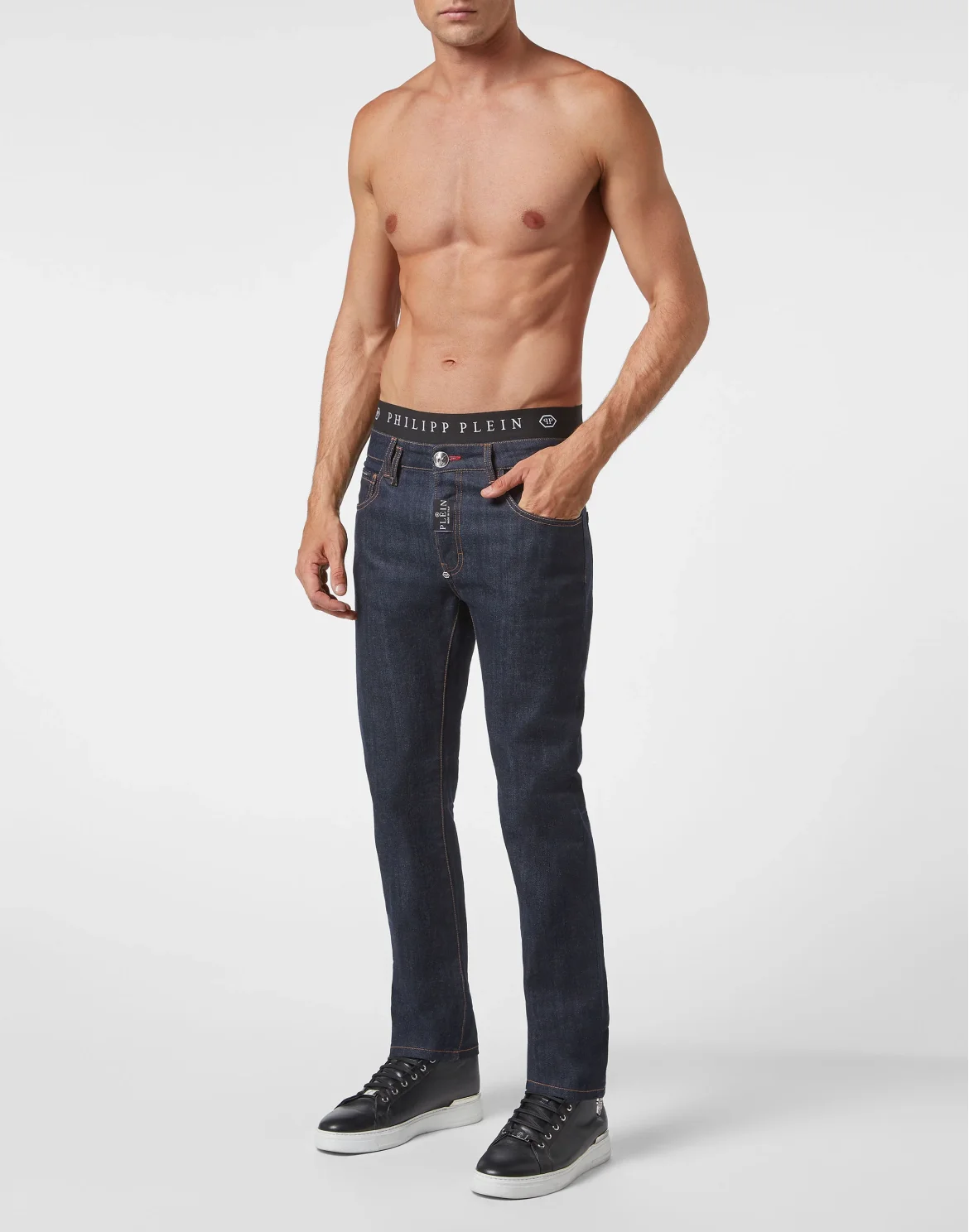 Denim Trousers Straight Supreme Fit, цвет: Синий