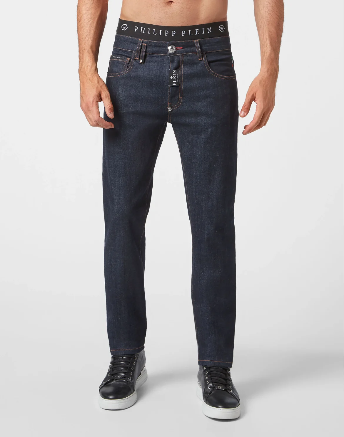 Denim Trousers Straight Supreme Fit, цвет: Синий