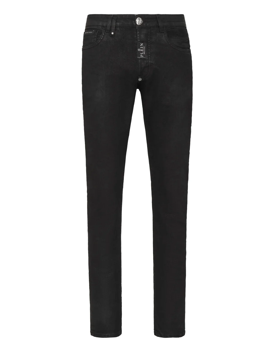 Denim Trousers Super Straight Cut Premium Skull, цвет: Черный