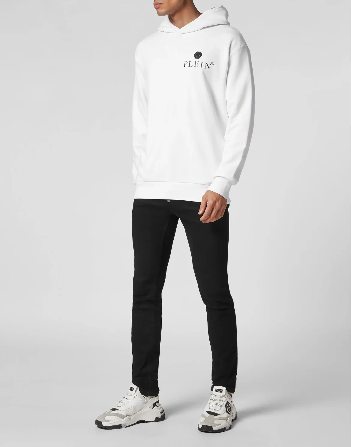 Hoodie Sweatshirt Hexagon, цвет: Белый