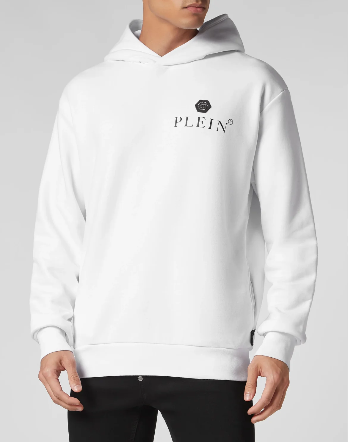 Hoodie Sweatshirt Hexagon, цвет: Белый