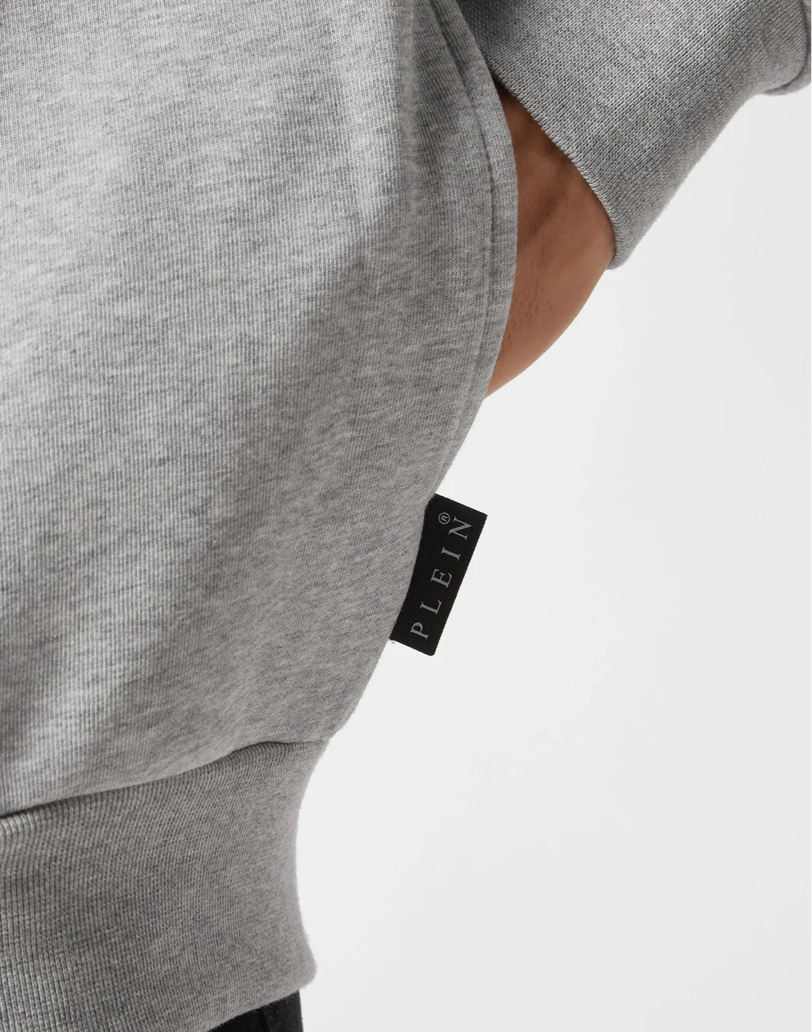 Hoodie Sweatjacket Hexagon, цвет: Серый
