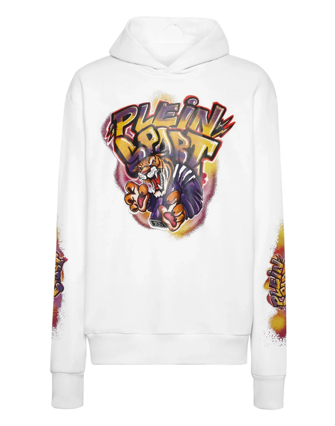 Hoodie sweatshirt Graffiti Tiger, цвет: Белый