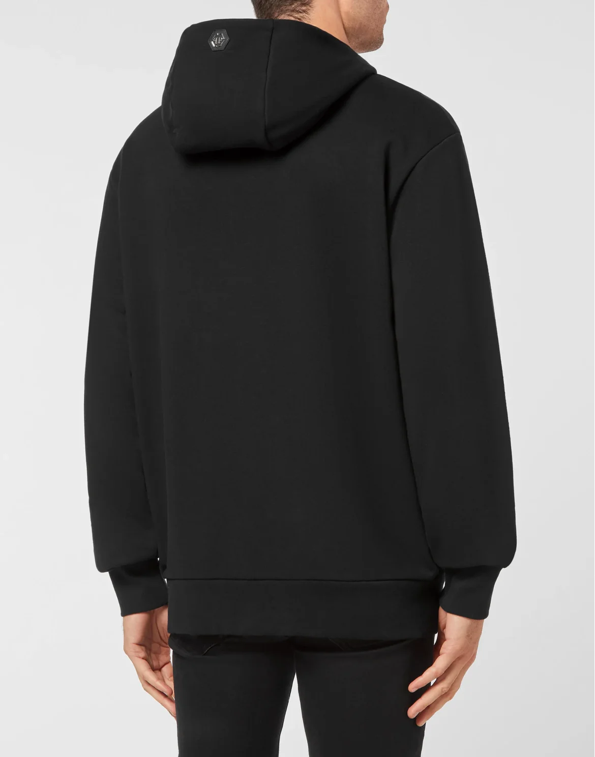 Hoodie sweatshirt Skull with Crystals, цвет: Черный