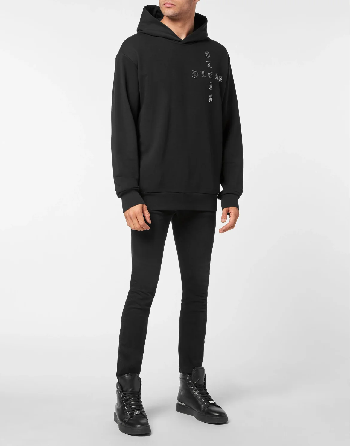 Hoodie sweatshirt Gothic Plein, цвет: Черный