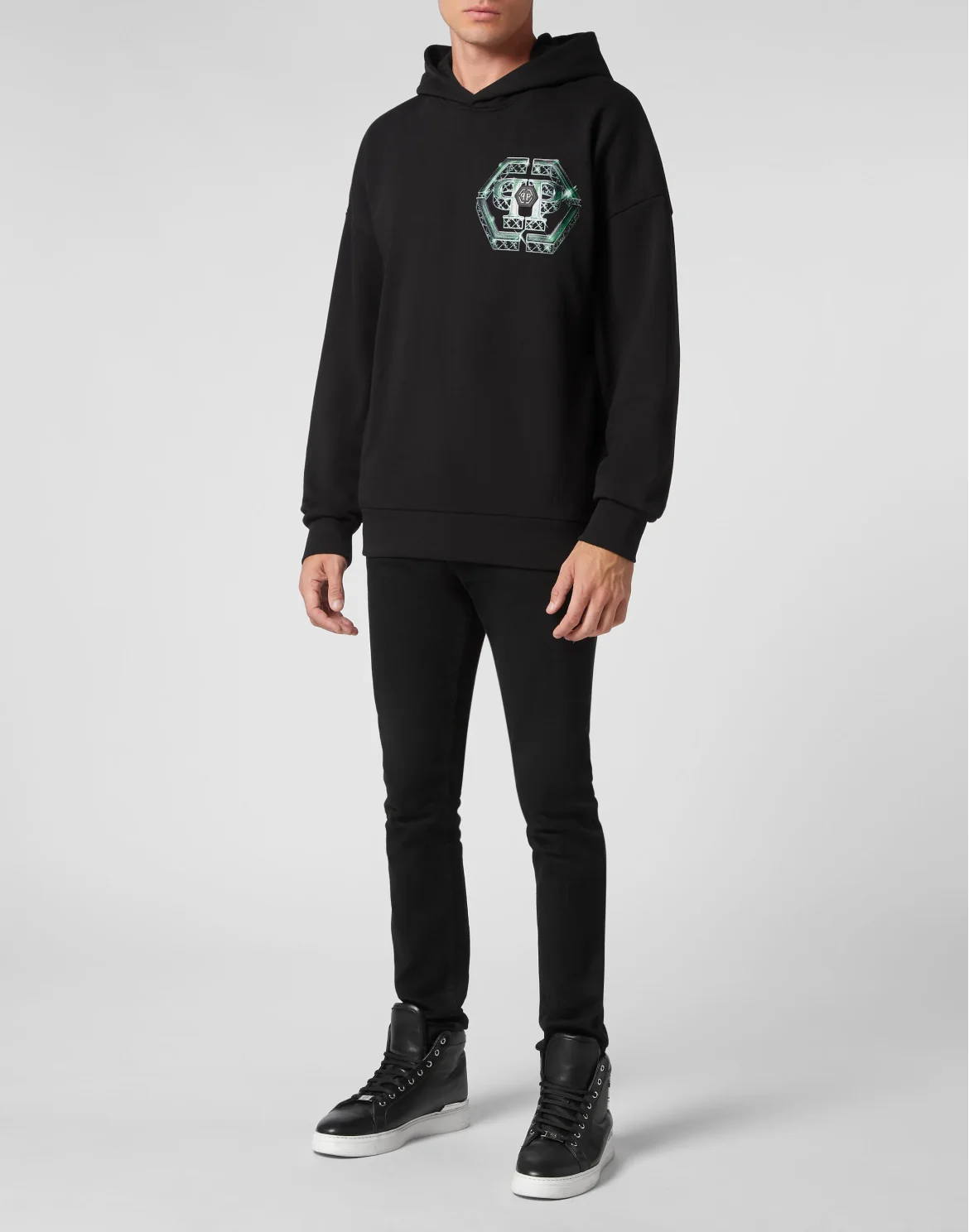 Hoodie Godzilla Monsters, цвет: Черный