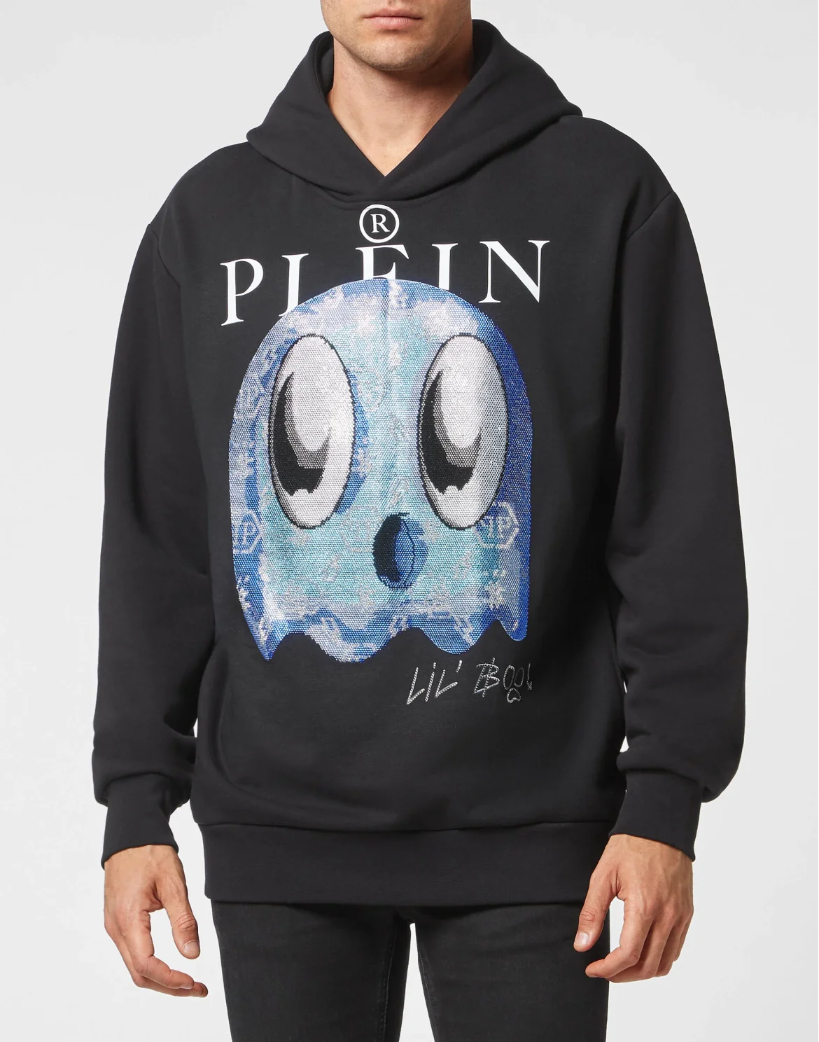Hoodie sweatshirt Monsters with Crystals, цвет: Черный