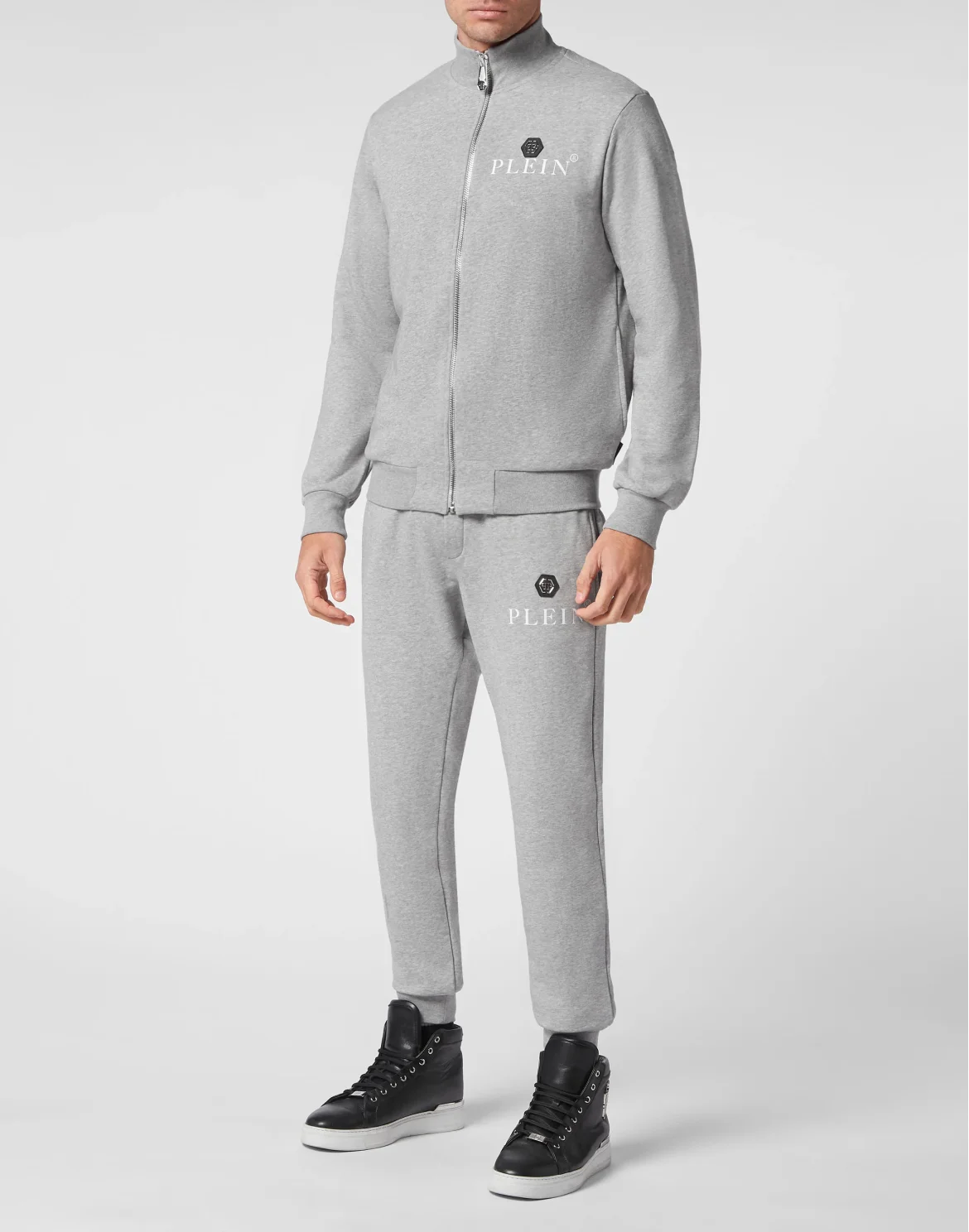 Jogging Tracksuit Top/Trousers Hexagon, цвет: Серый