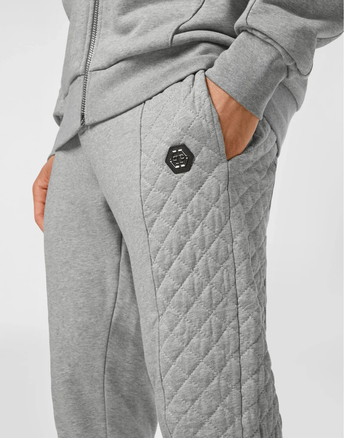 Jogging tracksuit:Hoodie/Trousers, цвет: Серый