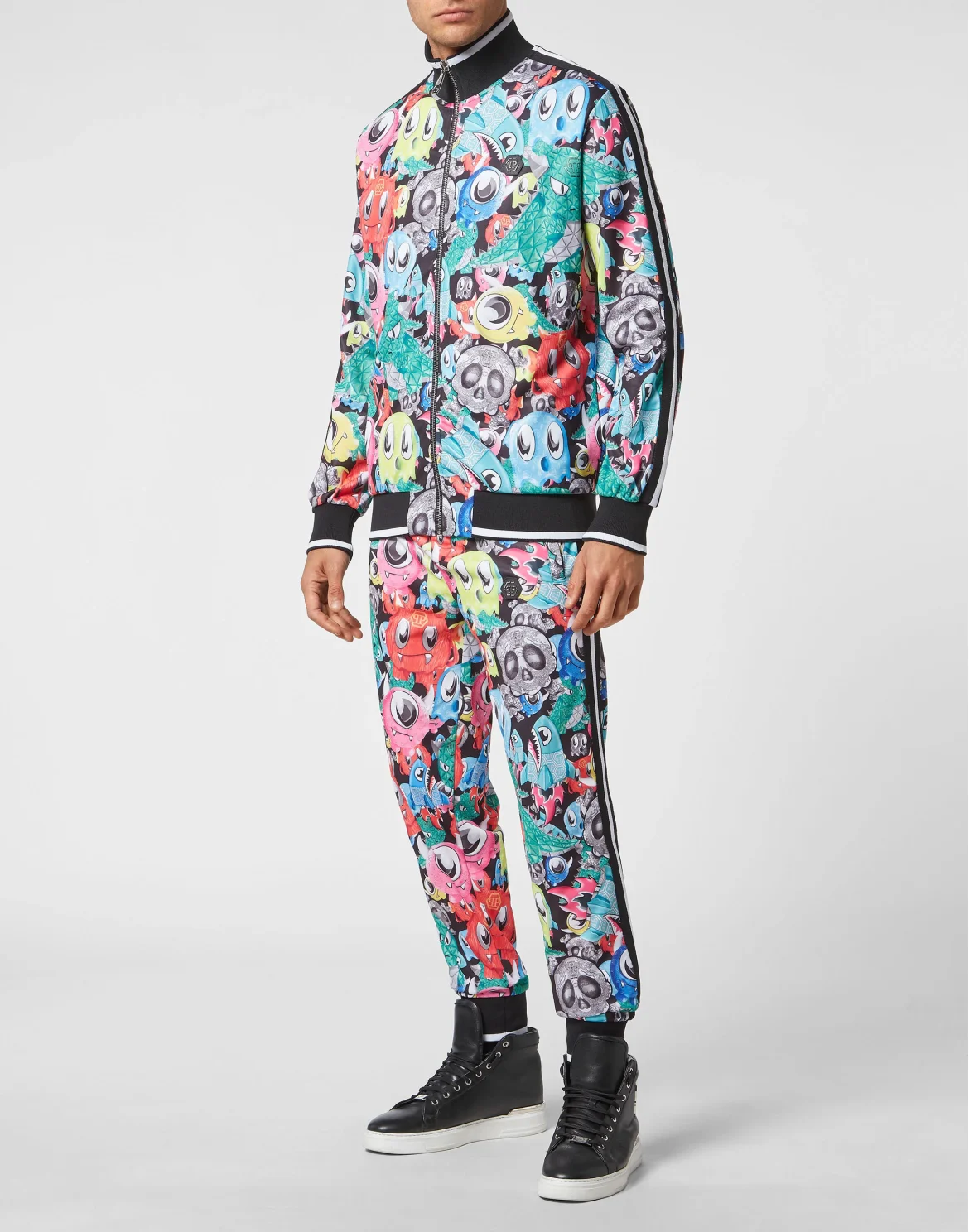 TRACKSUIT: ZIP-UP JACKET + JOGGING PANTS MONSTER, цвет: Мультиколор