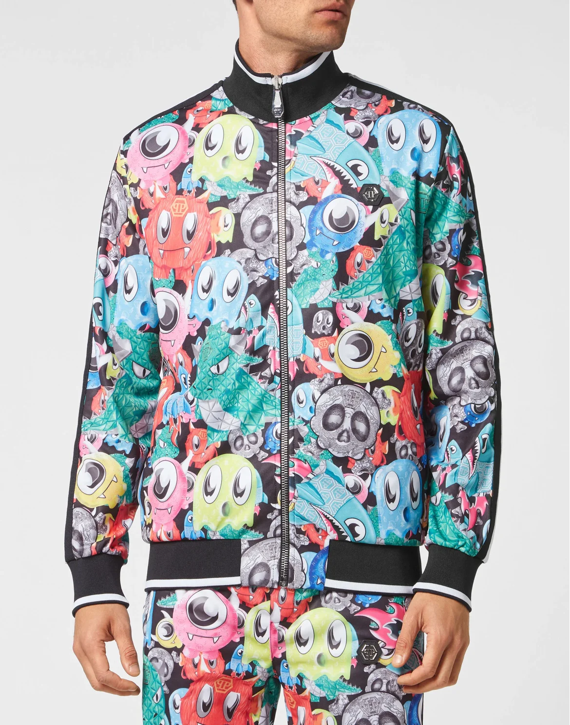 TRACKSUIT: ZIP-UP JACKET + JOGGING PANTS MONSTER, цвет: Мультиколор