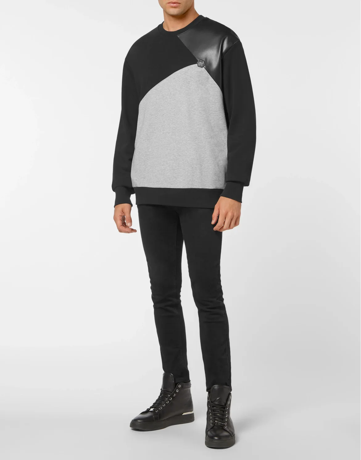 Sweatshirt LS Skull&Bones, цвет: Черный