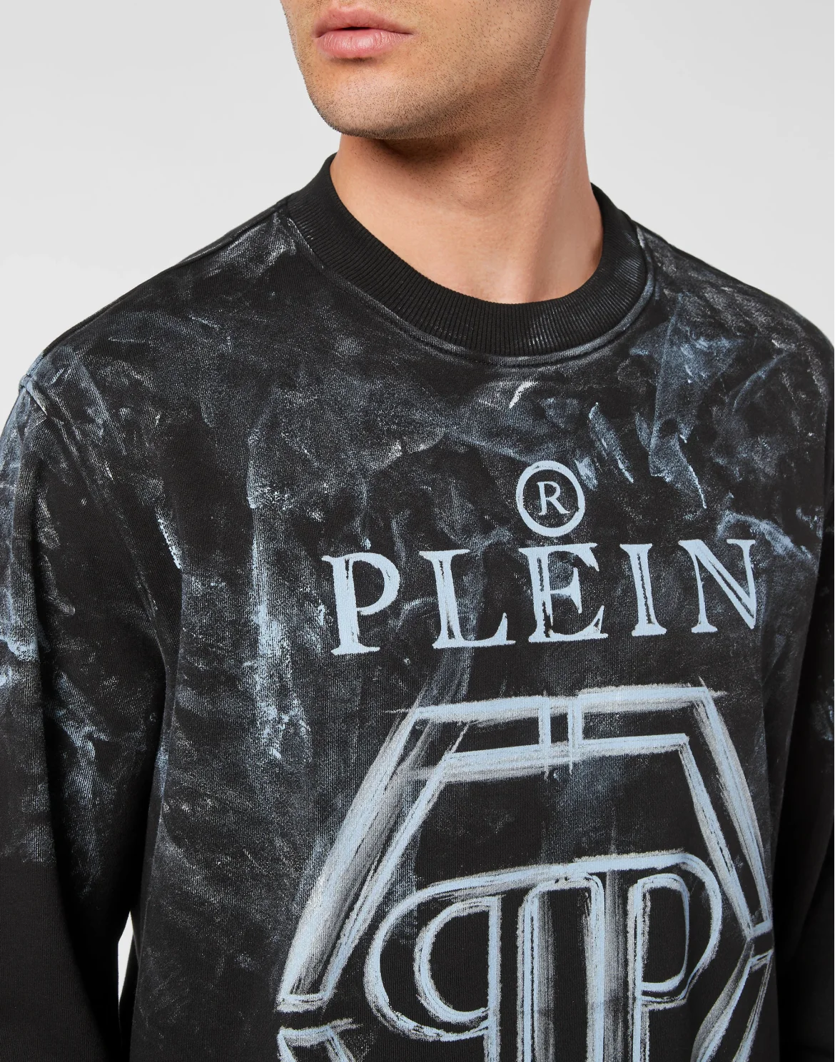 Sweatshirt LS Hexagon, цвет: Черный