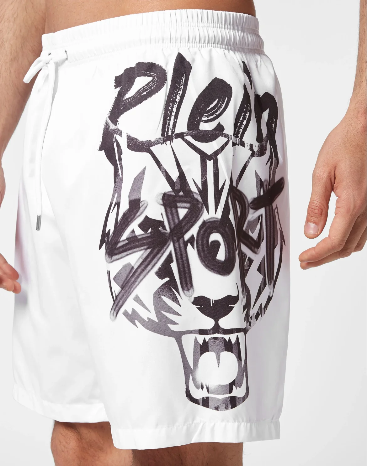 Beachwear Shorts Tiger, цвет: Белый